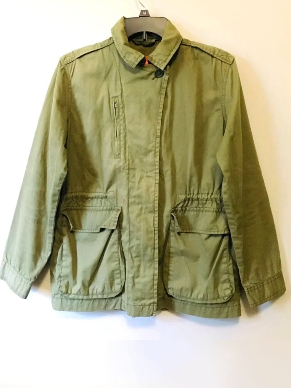Joe Fresh 100% Cotton Army Green Military Coat S 90s Grunge TankGirl